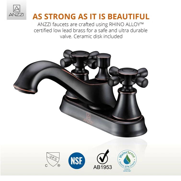 Major Centerset 2-handle Bathroom Faucet with Drain Assembly