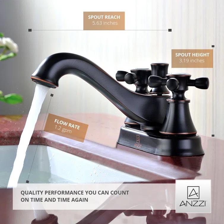 Major Centerset 2-handle Bathroom Faucet with Drain Assembly