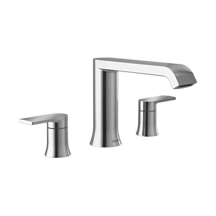 Moen Genta LX Two Handle 8 in. Widespread Bathroom Faucet Trim Kit, Valve Required
