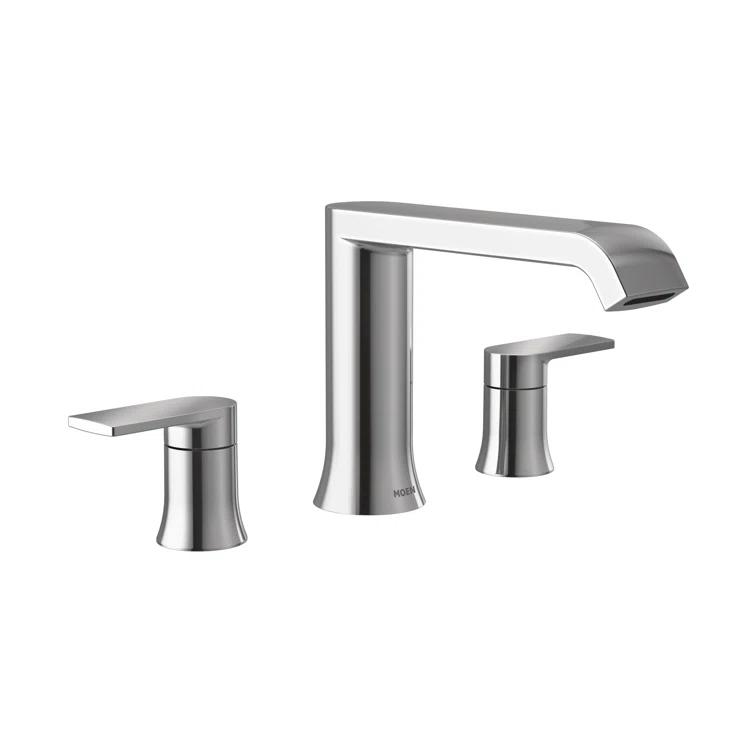 Moen Genta LX Two Handle 8 in. Widespread Bathroom Faucet Trim Kit, Valve Required