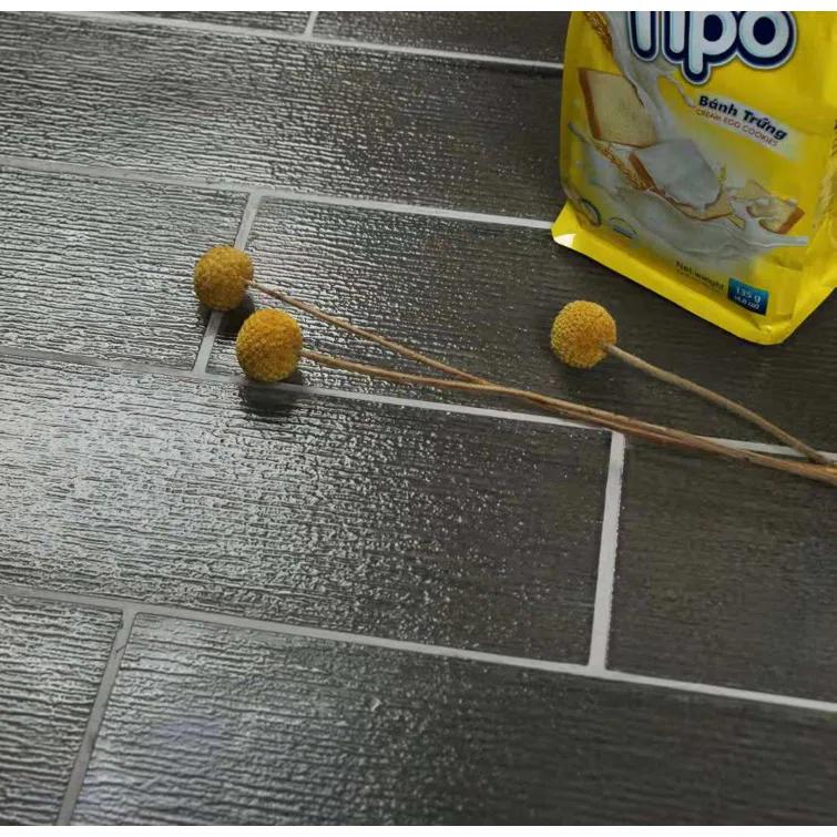 Premium Textured 4" x 12" Straight Edge Glass Subway Tile