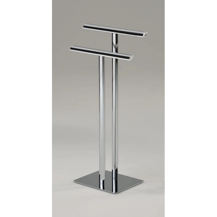 2 Tier Freestanding Towel Rack, Bathroom Standing Towel Racks, Hand Towel Holder - Towels Stand