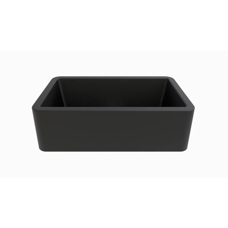 LaToscana LA3319B 33" L x 19" W Apron Quartz Kitchen Sink