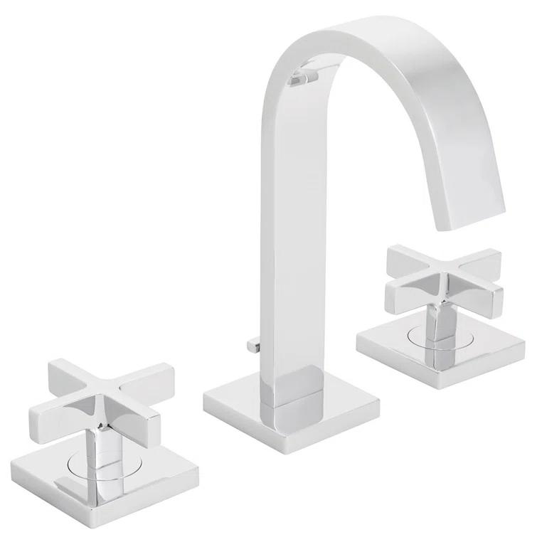 Lura Widespread Bathroom Faucet with Drain Assembly