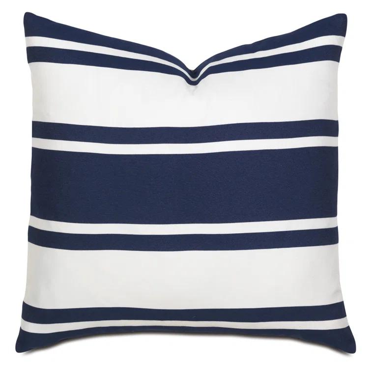 Striped Reversible Throw Pillow