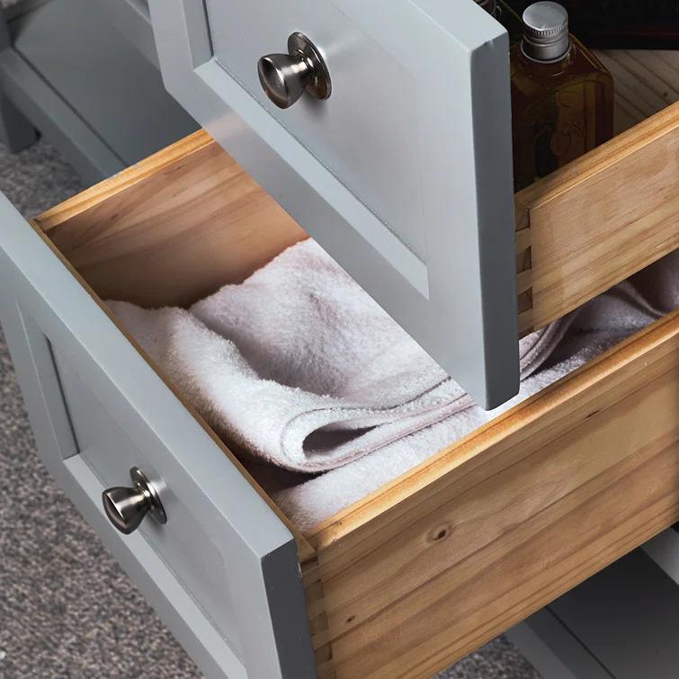 Fresca Manchester 42" Freestanding Single Sink Bathroom Vanity with Integrated Sink (Faucet Not Included)