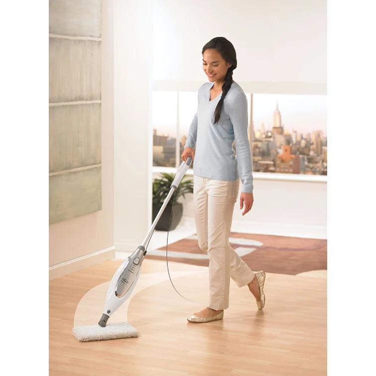 Shark Professional Steam Pocket Mop Hard Floor Cleaner, With Rectangle Head and 2 Washable Pads, Easy Maneuvering, Quick Drying, Soft-Grip Handle and Powerful Steam, S3601D