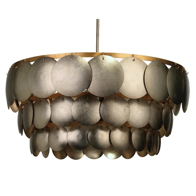 Jamie Young Company Calypso 4 - Light Dimmable Tiered Chandelier