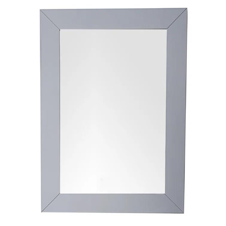 James Martin Vanities Weston 29" Rectangular Mirror, Silver Gray