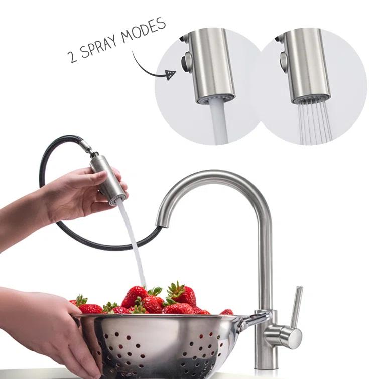 Pfister LG529SAS Stellen Pull Down Single Handle Kitchen Faucet