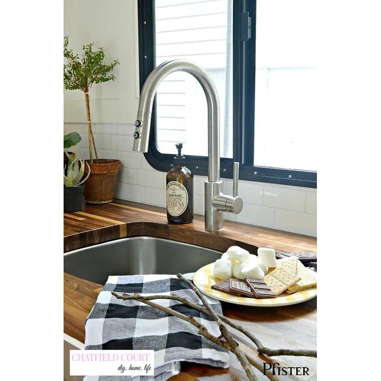 Pfister LG529SAS Stellen Pull Down Single Handle Kitchen Faucet