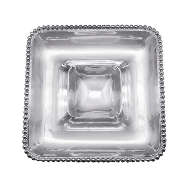 Mariposa Mariposa Aluminum Chips And Dip Platter