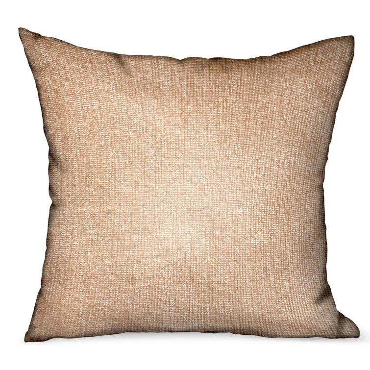 Lush Sepia 18" Square Luxury Sunbrella Throw Pillow