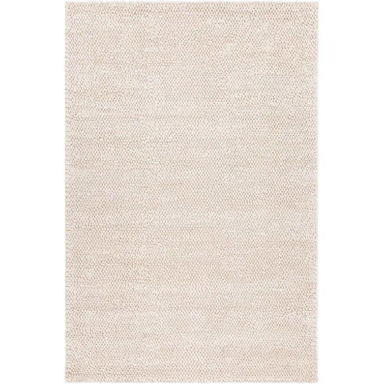 Luxe Loom Green 5' x 7' Hand-Woven Wool & Viscose Area Rug