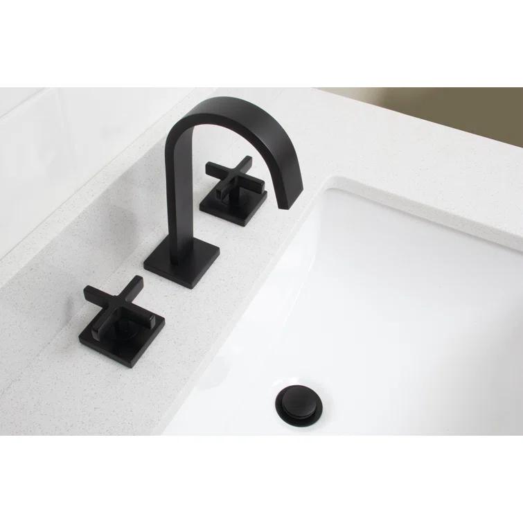 Speakman CD521MB Lura Widespread Bathroom Faucet with Drain Assembly