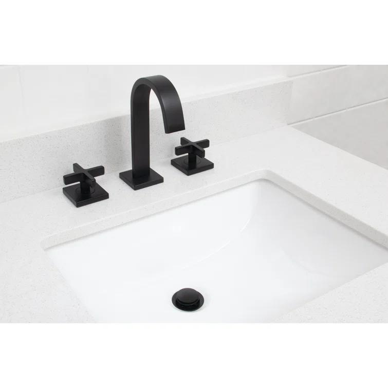 Speakman CD521MB Lura Widespread Bathroom Faucet with Drain Assembly