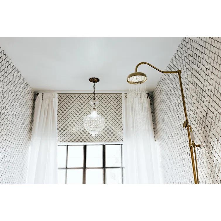 Kingston Brass Kingston Brass Vintage Tub Wall Mount Rain Drop Shower System with Hand Shower CCK6172