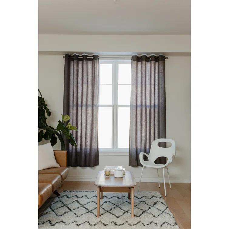 Umbra Stainless Steel Adjustable Single Curtain Rod