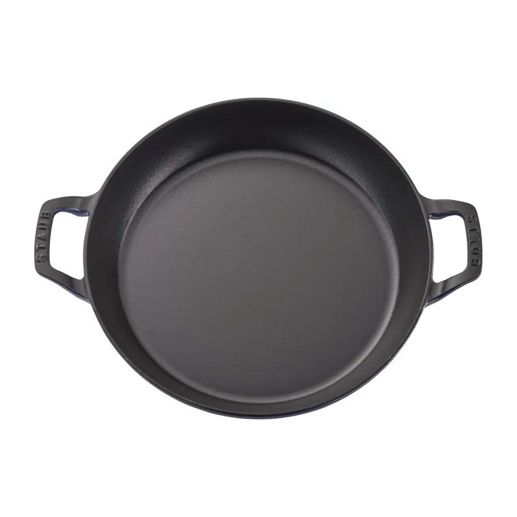 Staub Cast Iron Braiser, Dutch Oven, 3.5-Quart, Serves 3-4
