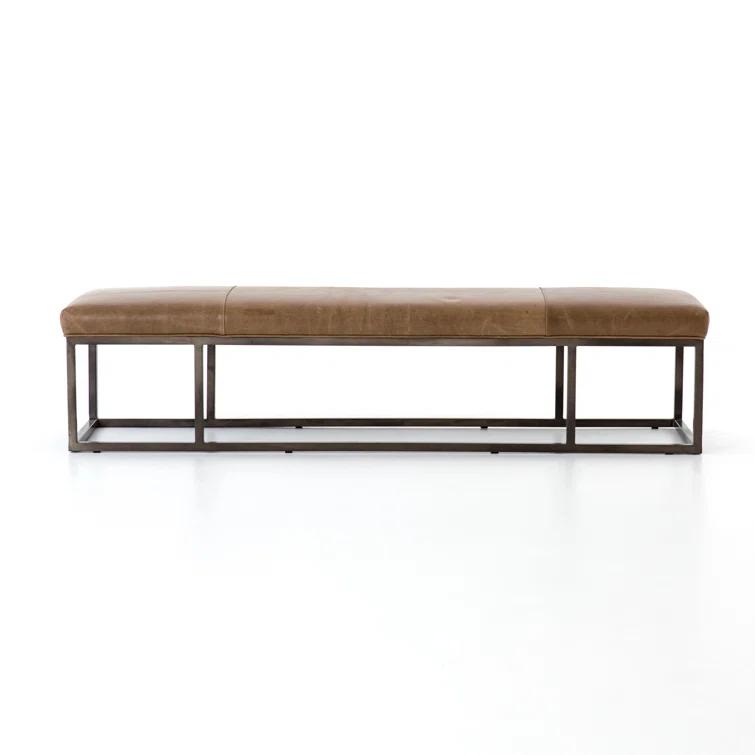 Kabina Leather Bench