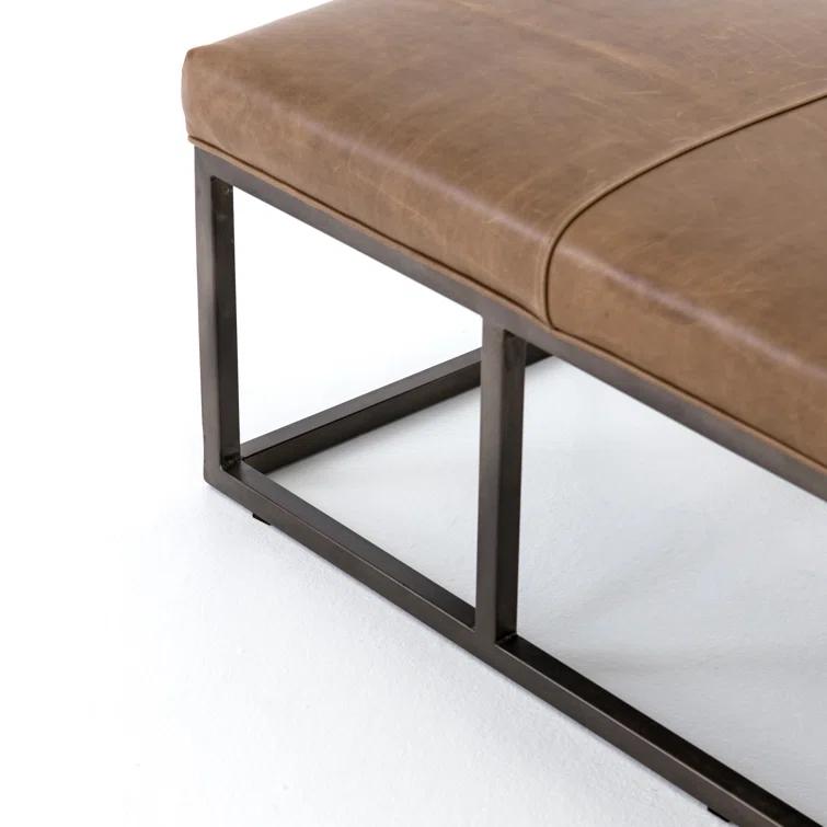Kabina Leather Bench