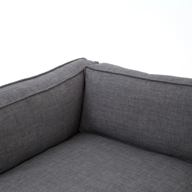 Fritzie Corner Sectional Sofa - Charcoal