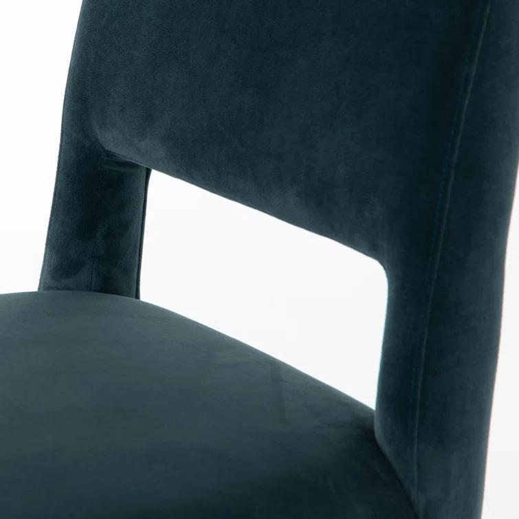Ninette Dining Chair - Teal Velvet
