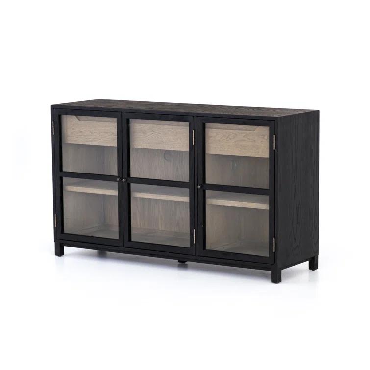 Carly Curio Sideboard - Black
