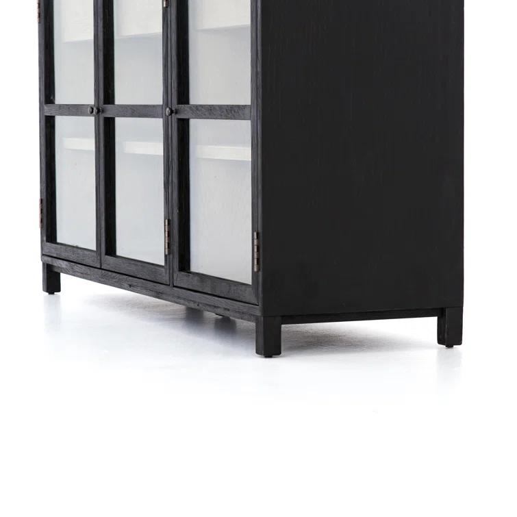 Carly Curio Sideboard - Black