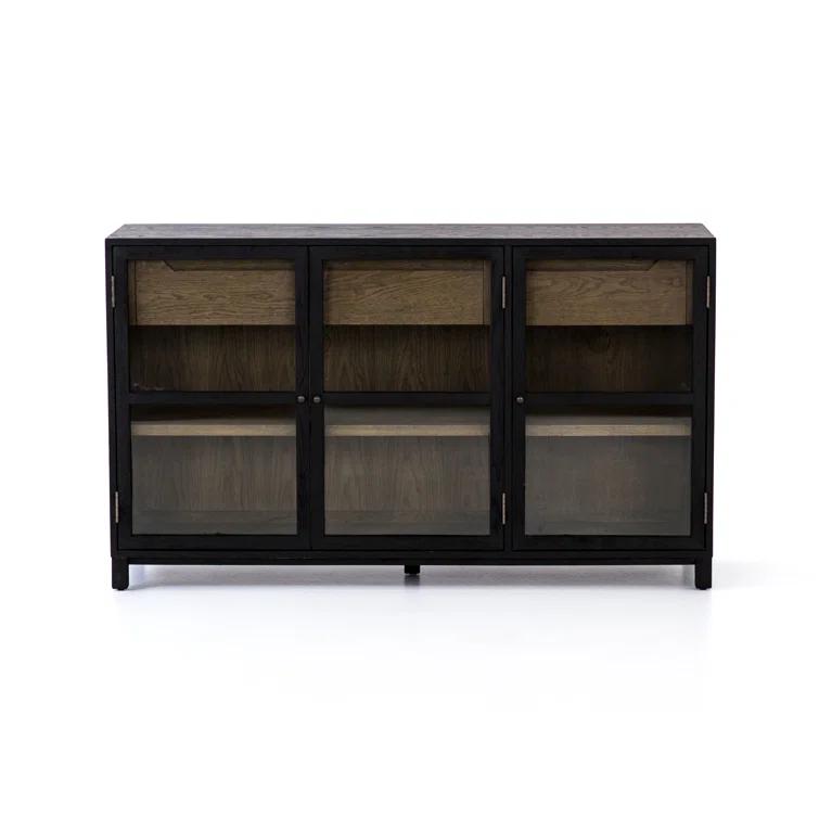 Carly Curio Sideboard - Black