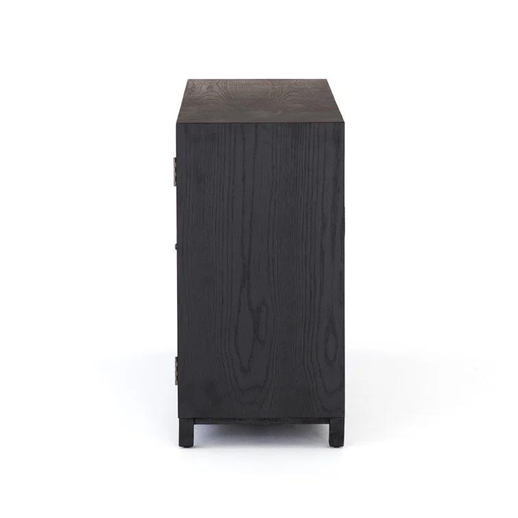Carly Curio Sideboard - Black
