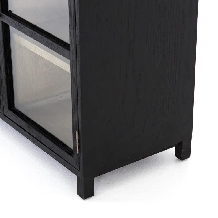 Carly Curio Sideboard - Black