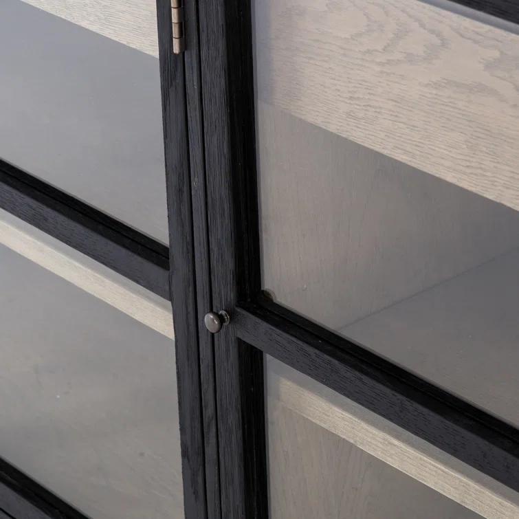 Carly Curio Sideboard - Black