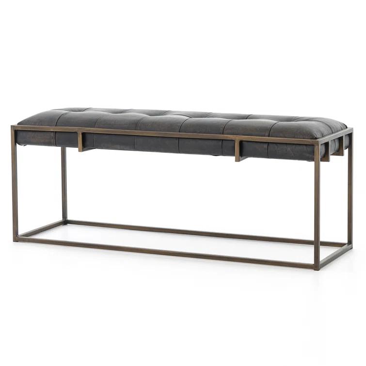 Jazelle Genuine Leather Bench