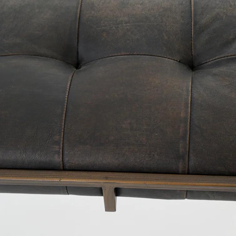 Jazelle Genuine Leather Bench