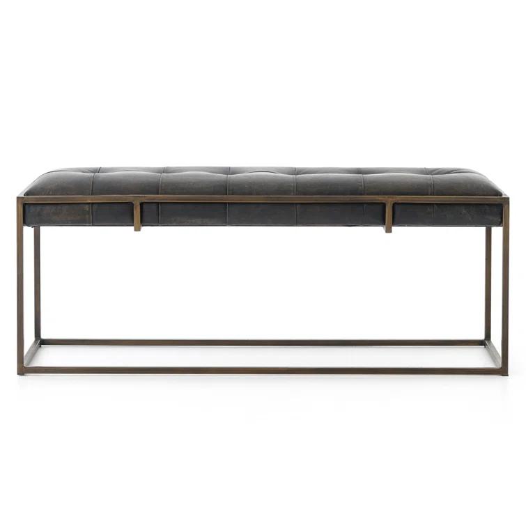 Jazelle Genuine Leather Bench