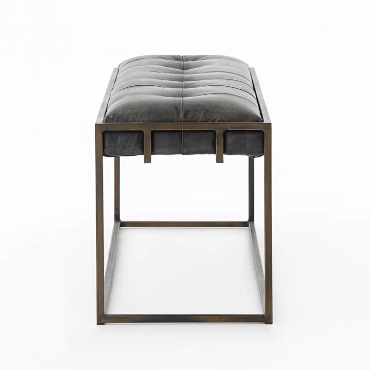 Jazelle Genuine Leather Bench