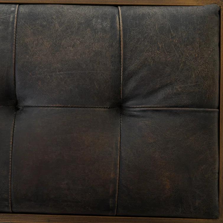 Jazelle Genuine Leather Bench