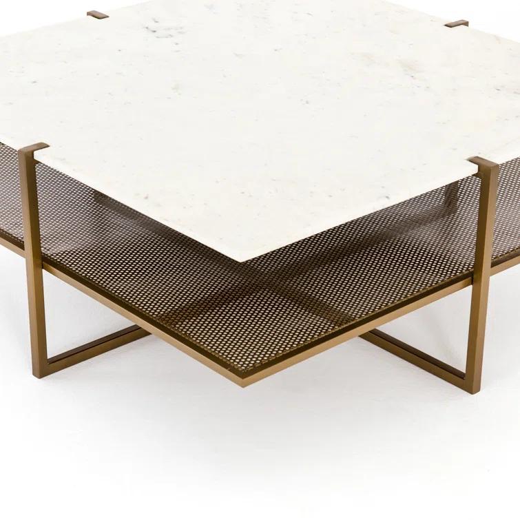 Hyla Square Marble Coffee Table (41")