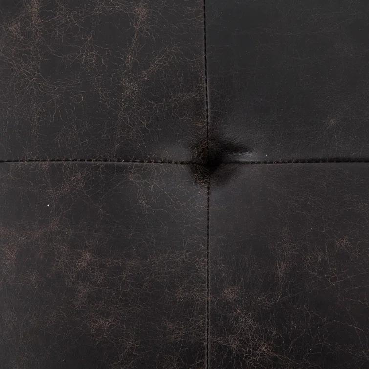 Olwina Square Leather Coffee Table