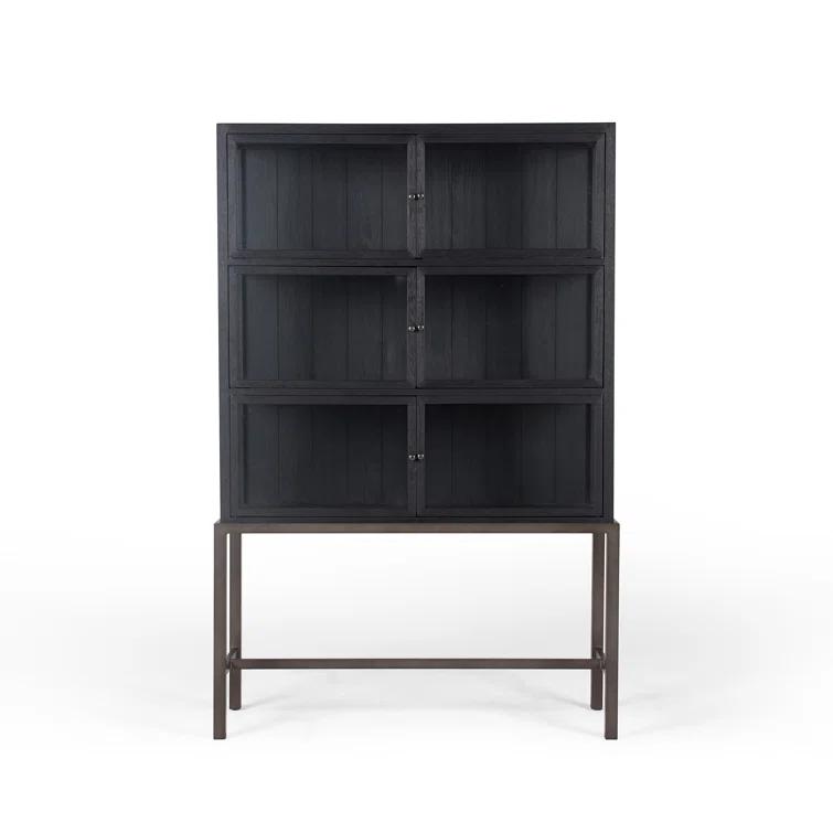 Curio Tall Cabinet (45.75") - Drifted Black