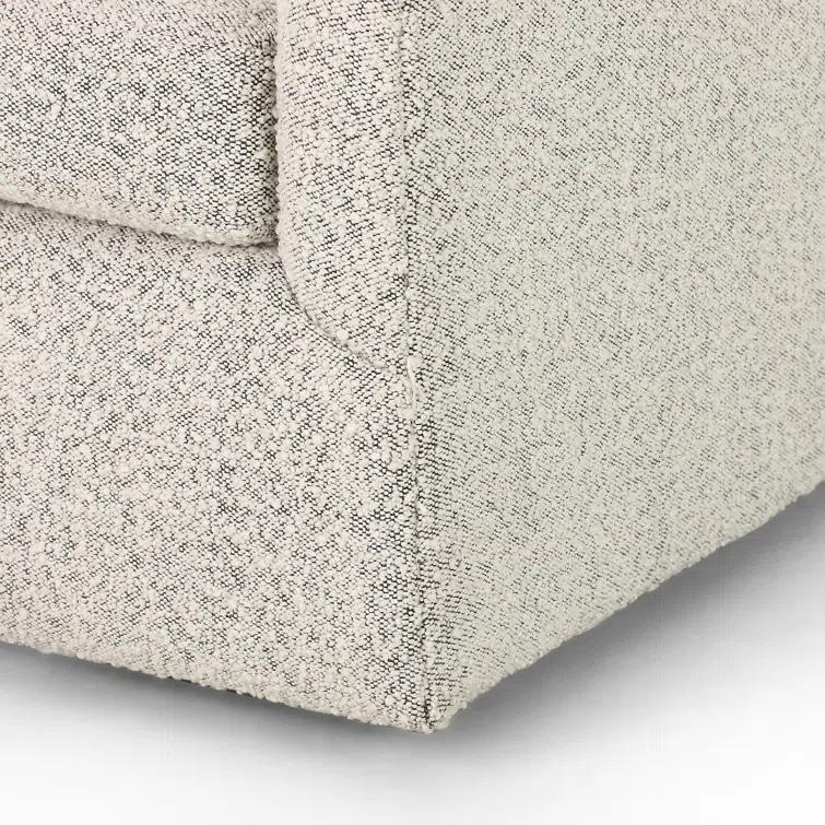 Ren Swivel Chair - Gray Boucle