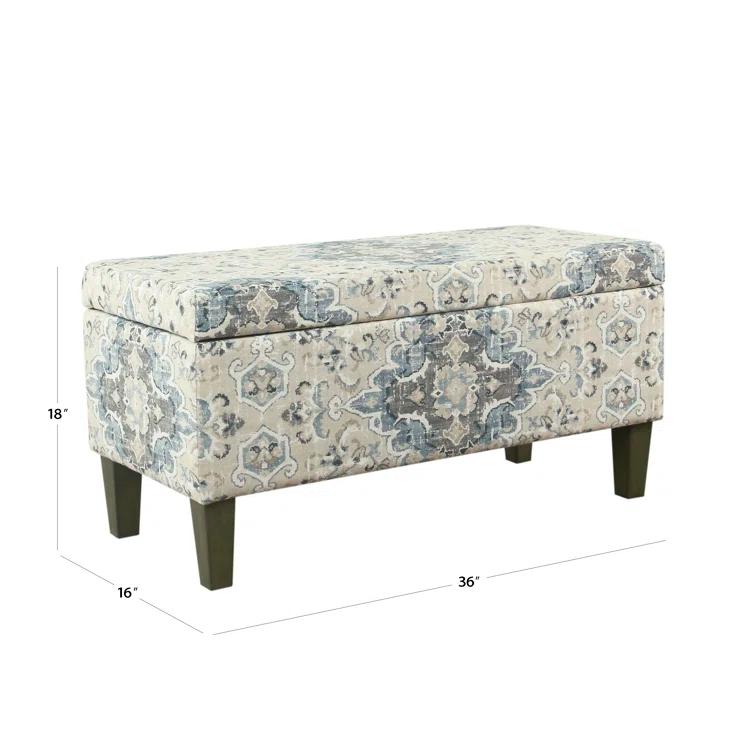 Chantrell 36" Wide Large Decorative Storage Bench