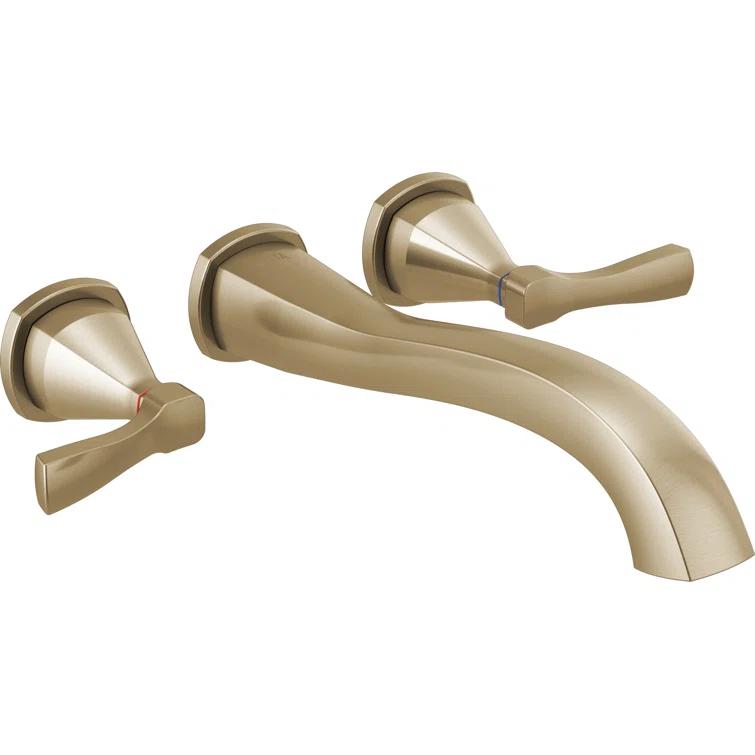 Stryke Double Handle Wall Mounted Tub Spout Trim
