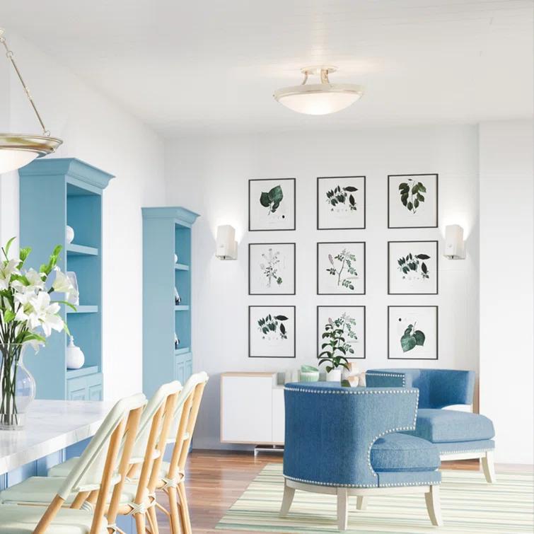 Design House 1 - Light Dimmable White Flush Mount