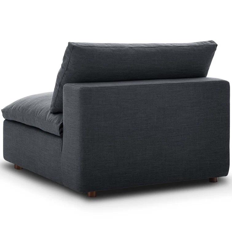 Modway Copper Grove Hrazdan Fabric/Wood Down-filled Over-stuffed 5-piece Sectional Sofa Set