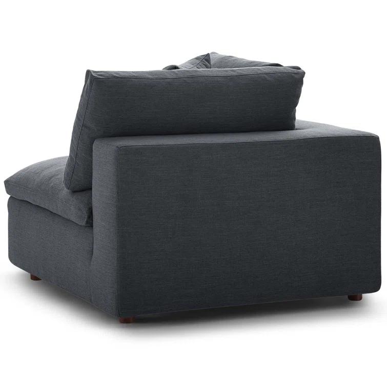 Modway Copper Grove Hrazdan Fabric/Wood Down-filled Over-stuffed 5-piece Sectional Sofa Set