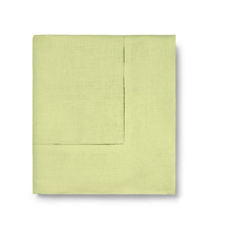 Kiwi Green 66" x 124" Cotton Tablecloth