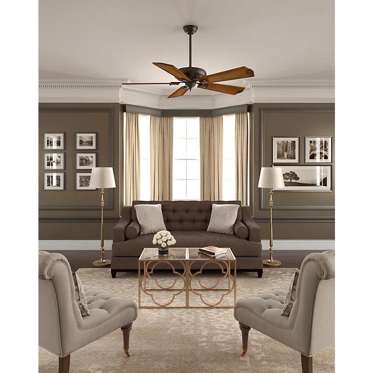 Casablanca Fan 60" Fellini 5 - Blade Standard Ceiling Fan with Wall Control