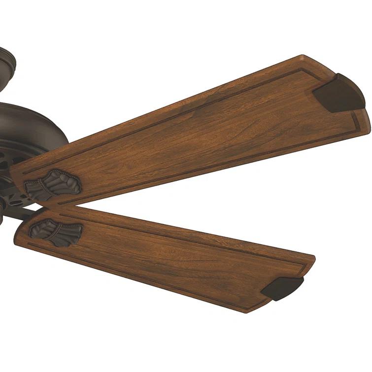 Casablanca Fan 60" Fellini 5 - Blade Standard Ceiling Fan with Wall Control